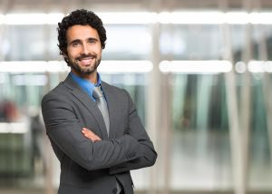 Portrait of an handsome businessman