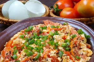 Vietnamese Food, Tomato Saute Egg