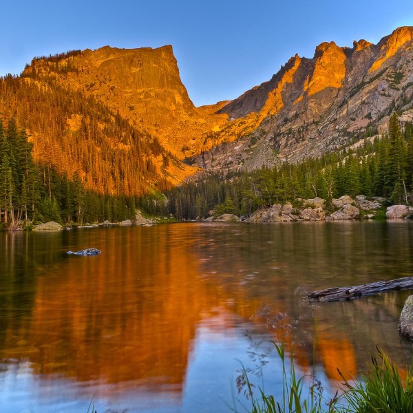 Dream Lake at Sunrise
